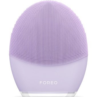 Foreo Luna 3 Hassas Ciltler İçin 1 Başlıklı Fırçalı Silikon Şarjlı Titreşimli Yüz Temizleme Cihazı Lila