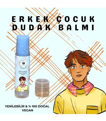 Natuverse Doğal Çocuk Dudak Nemlendirici Balm 5 gr