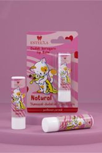 Estella Doğal Vanilyalı Çocuk Dudak Nemlendirici Balm