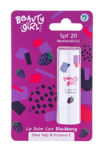 Beauty Girl Böğürtlenli Yetişkin Dudak Nemlendirici Balm