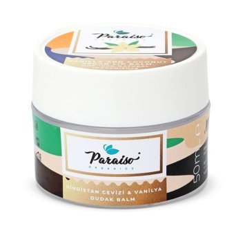 Paraiso Organics Hindistan Cevizli-Vanilyalı Yetişkin Dudak Nemlendirici Balm 20 gr