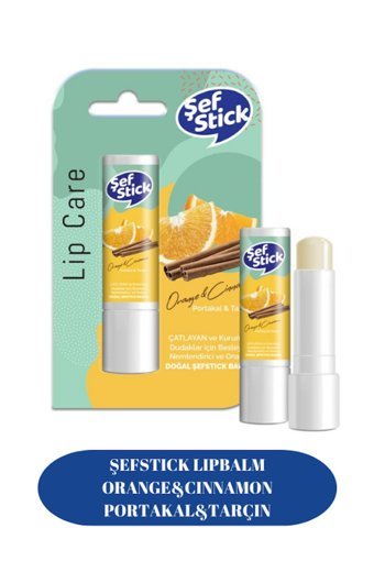 Şef Stick Portakallı-Tarçınlı Yetişkin Dudak Nemlendirici Balm