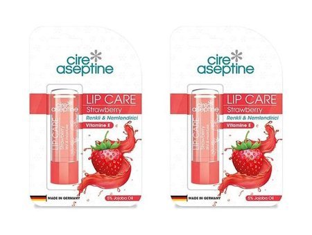 Cire Aseptine Çilekli Yetişkin Dudak Nemlendirici Balm 4.5 gr