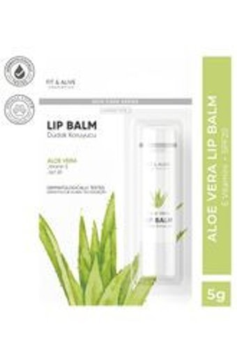 Fit & Alive Aloe Vera Yetişkin Dudak Nemlendirici Balm 5 gr