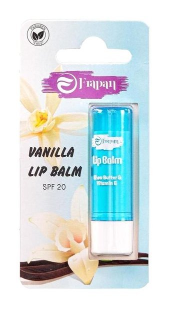 Frapan Doğal Vanilyalı Yetişkin Dudak Nemlendirici Balm 2x4 gr