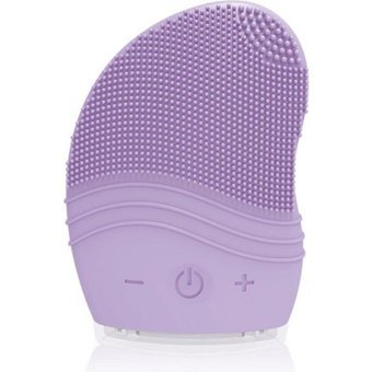 Polosmart Psc03 Tüm Ciltler İçin 1 Başlıklı Fırçalı Silikon Şarjlı Titreşimli Yüz Temizleme Cihazı Mor