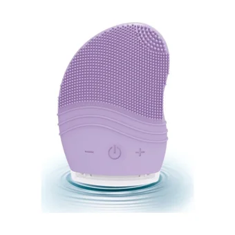 Polosmart Psc03 Tüm Ciltler İçin 1 Başlıklı Fırçalı Silikon Şarjlı Titreşimli Yüz Temizleme Cihazı Mor