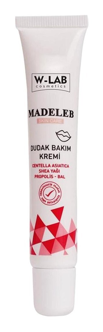 W-Lab Kozmetik Madeleb Yetişkin Dudak Nemlendirici Balm 20 gr
