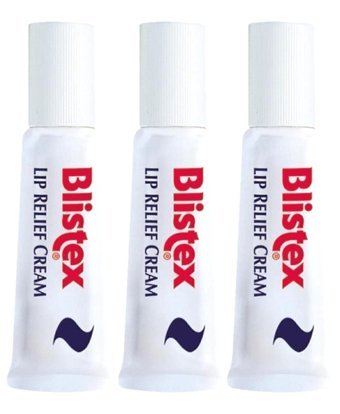 Blistex Lip Relief Cream Yetişkin Dudak Nemlendirici Balm 3x6 gr