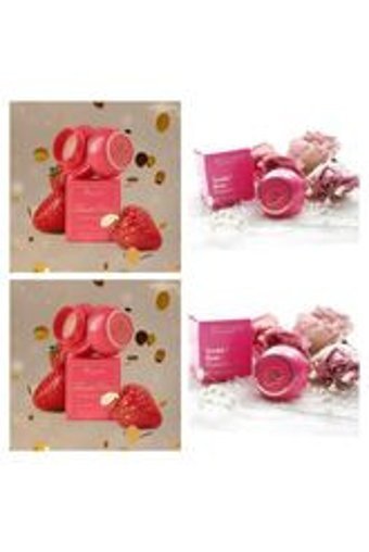 Oriflame Care Tender Çilekli-Güllü Yetişkin Dudak Nemlendirici Balm 4x15 gr