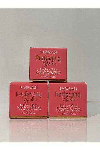 Farmasi Kırmızı Meyveli Yetişkin Dudak Nemlendirici Balm 3x15 gr
