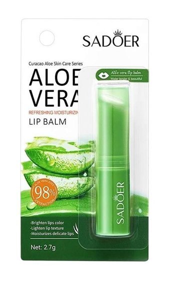 Sadoer Aloe Vera Yetişkin Dudak Nemlendirici Balm 2.7 gr