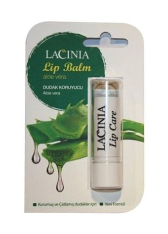 Lacinia Aloe Vera Yetişkin Dudak Nemlendirici Balm 5 gr