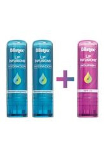 Blistex Lip Infusions Hydration Yetişkin Dudak Nemlendirici Balm 3x3.7 gr