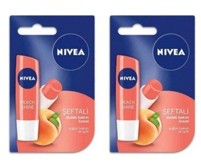 Nivea Şeftalili Yetişkin Dudak Nemlendirici Krem 2x4.8 gr
