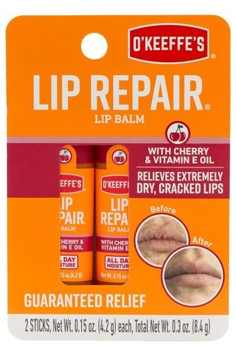 O'Keeffe's Kirazlı Yetişkin Dudak Nemlendirici Balm 2x4.2 gr