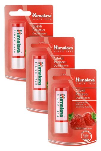 Himalaya Çilekli Yetişkin Dudak Nemlendirici Balm 3x4.5 gr