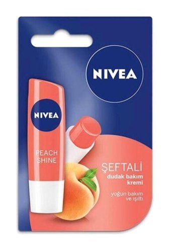Nivea Doğal Şeftalili Yetişkin Dudak Nemlendirici Krem 4.8 gr
