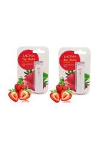 Lacinia Doğal Çilekli Yetişkin Dudak Nemlendirici Balm
