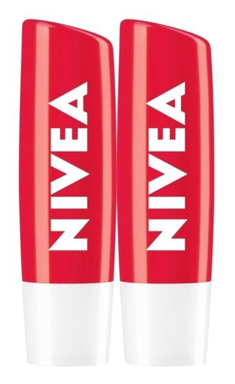Nivea Çilekli Yetişkin Dudak Nemlendirici Krem 2x4.8 gr