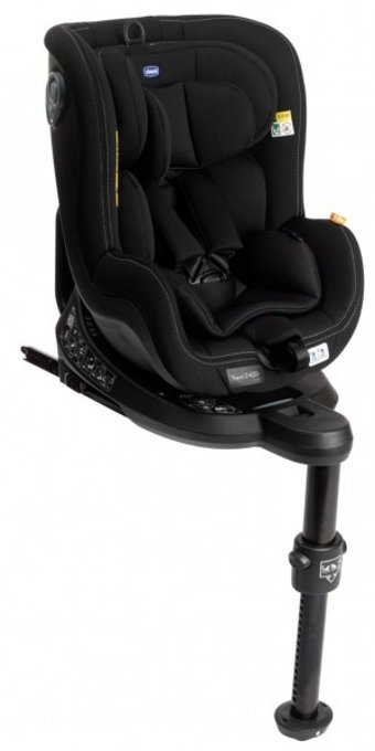 Chicco Seat2 Fit Isofixli-Emniyet Kemerli 360 Derece Dönen 0-36 kg Yatabilen Sürüş Yönü-Sürüş Yönü Tersi Oto Koltuğu Siyah