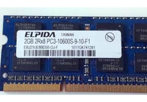 Elpida EBJ21UE8BFU0-DJ-F 2 GB DDR3 1x2 1333 MHz Ram