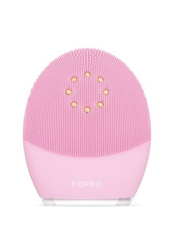 Foreo Luna 3 Plus Normal Ciltler İçin 1 Başlıklı Fırçalı Silikon Şarjlı Titreşimli Yüz Temizleme Cihazı Pembe