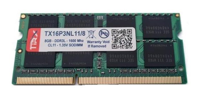 Tirx TX16P3NL11/8 8 GB DDR3L 1x8 1600 MHz Ram