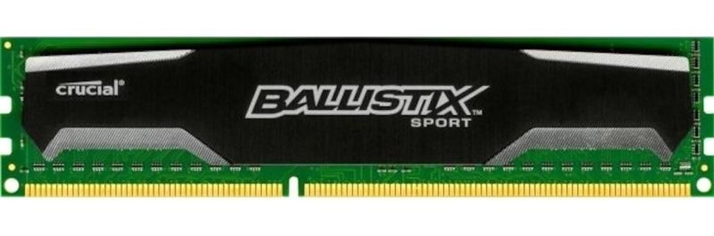 Crucial Ballistix BLS4G3D1609DS1S00CEU 4 GB DDR3 1x4 1600 MHz Ram
