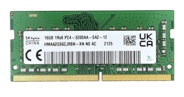 Sk Hynix HMAA2GS6CJR8N-XN 16 GB DDR4 1x16 3200 MHz Ram