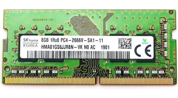 Sk Hynix HMA81GS6JJR8N-VK PC4-21300 8 GB DDR4 1x8 2666 MHz Ram