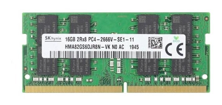 Sk Hynix HMA82GS6DJR8N-VK 16 GB DDR4 1x16 2666 MHz Ram