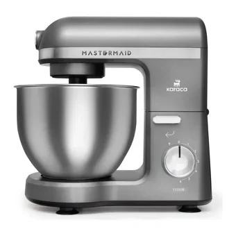 Karaca Mastermaid Chef Pro Plastik 1500 W 5 lt Stand Hamur Yoğurma ve Mutfak Şefi Gri