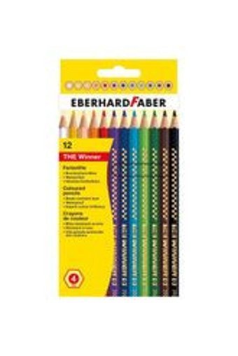 Eberhard Faber EF-511412 12'li Üçgen Kuru Boya Seti
