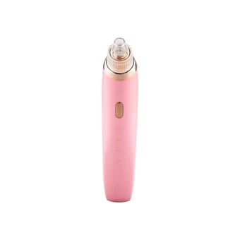 Buyfun 850 mAH Tüm Ciltler İçin 4 Başlıklı Şarjlı Vakumlu Yüz Temizleme Cihazı Pembe