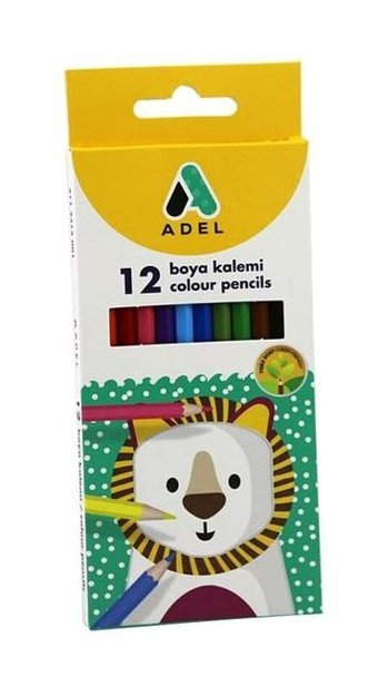Adel 315001 12'li Kuru Boya Seti