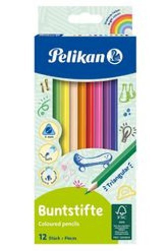 Pelikan 12'li Çift Taraflı Kuru Boya Seti