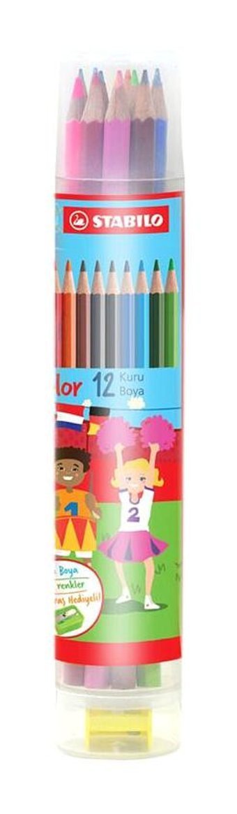 Stabilo Easy Colors Yaprak Yeşili Tekli Kuru Boya Kalemi