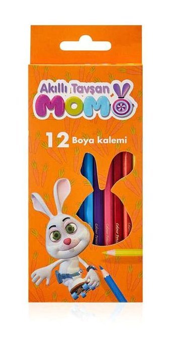 Adel Tavşan Momo 12'li Kuru Boya Seti