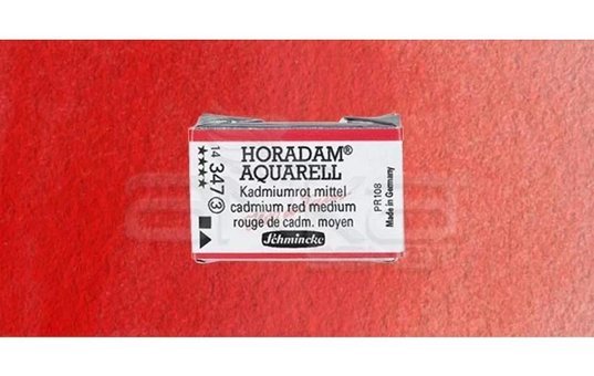Schmincke Horadam Aquarell 360 Permanent Red Orange Seri 3 Tekli Kuru Boya Kalemi