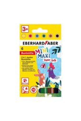 Eberhard Faber 12'li Jumbo Üçgen Kuru Boya Seti