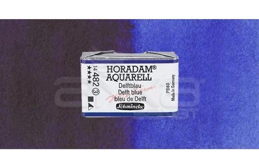 Schmincke Horadam Aquarell 499 Cobalt Cerulean Seri 4 Tekli Kuru Boya Kalemi