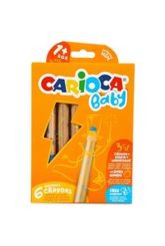Carioca 42819 10'lu Jumbo Üçgen Kuru Boya Seti