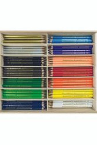 Faber-Castell Bicolor 24'lü Kuru Boya Seti