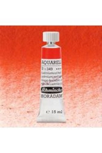 Schmincke Horadam Aquarell Seri 3 Geranium Red 341 Tekli Kuru Boya Kalemi
