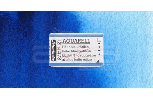 Schmincke Horadam Aquarell 491 Paris Blue Seri 2 Tekli Kuru Boya Kalemi