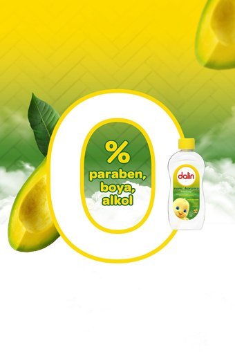 Dalin Nem Ve Koruma Avokadolu Bademli Zeytinyağlı Hipoalerjenik Bebek Masaj Yağı 300 ml