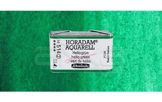 Schmincke Horadam Aquarell 535 Cobalt Green Pure Seri 4 Tekli Kuru Boya Kalemi