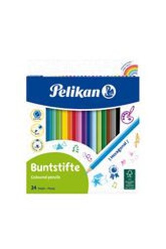 Pelikan Silverino 6'lı Jumbo Üçgen Kuru Boya Seti