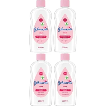 Johnson's Hipoalerjenik Bebek Masaj Yağı 4x300 ml